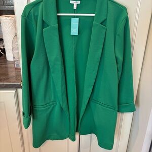 Kelly green blazer